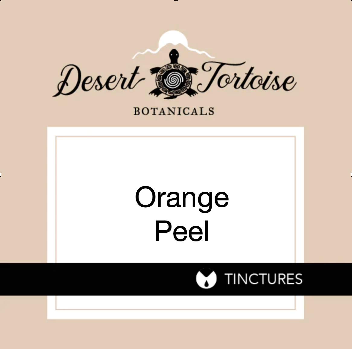 Orange Peel Tincture – Desert Tortoise Botanicals